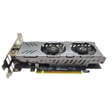 Imagem de 51RISC Placa de vídeo GTX 750 4 GB GDDR5 LP, 4 portas HDMI, design discreto/fino com suporte de altura total e de meia altura, para computadores com vários monitores executivos/escritório/home theater