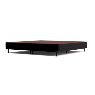 Imagem de Base Sommier Camurça Preto Super King (193x203x23) - Ortobom