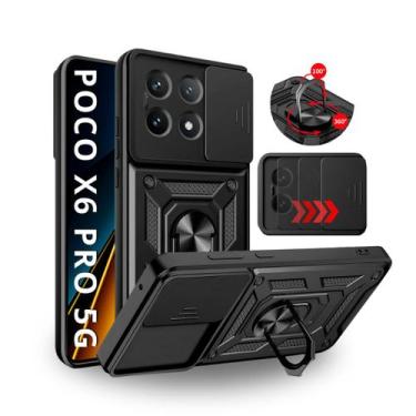 Imagem de Capa Capinha Armor Militar Anti Impacto P/ Poco X6 Pro 5G - Protetora 
