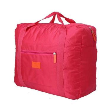 Imagem de Bolsa Dobravel Viagem Travel Bag Prende Na Mala - Pink