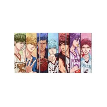 Imagem de Kit quadro decorativo 5 peças 95x60cm Basquete Geração De Milagres Tributo