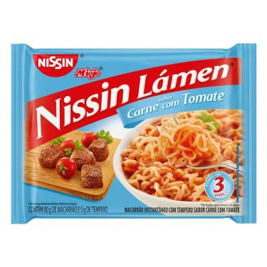Imagem de Macarrão Instantâneo Nissin Lámen Sabor Carne com Tomate 85g