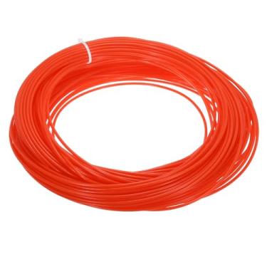 Imagem de PATIKIL Kit de reparo de vime, 29,9 m 2,4 mm Material de vime sintético redondo conjunto de vime tecido de vime para artesanato DIY e fabricação de cestas de tecelagem, laranja-vermelho