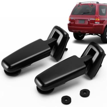 Imagem de Conjunto de dobradiças para janela traseira YL8Z78420A68BA compatível com Ford Escape 2005-2007 Mercury Mariner 2001-2007, dobradiça de vidro para porta elevatória direita e esquerda de substituição