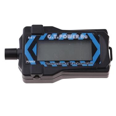 Imagem de Tacômetro digital profissional LED para helicópteros e quadricópteros de aeronaves