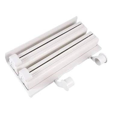 Imagem de Prateleira De Armazenamento Para Cozinha | Porta-LençOs De Papel, Porta-Filme PláStico(38CMX24CM CINZA)