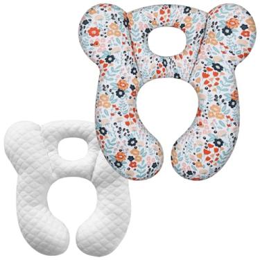Imagem de Travesseiro de viagem para bebês, macio e adequado para a pele para assento de carro, carrinho de bebê e carrinho de bebê (estilo M)