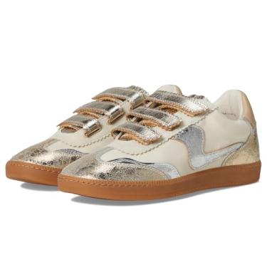 Imagem de Dolce Vita Velcro feminino Notice, Couro envelhecido prateado/dourado, 36