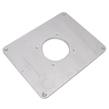 Imagem de aqxreight Liga de Alumínio 88 95mm Passo de Furo 4 Furos Placa Giratória para Máquina de Corte para Placa de Inserção de Mesa de Roteador Série 2301, Compatível Com Roteador de Corte de