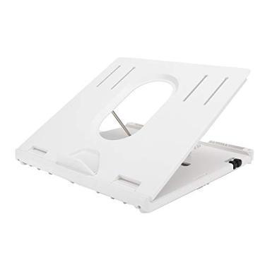 Imagem de Naroote Suporte para Laptop Portátil, Liga de Alumínio, Suporte de Elevação Dobrável para Notebook/tablet de 12-17", Painel Antiderrapante, para Estudantes/profissionais, Plástico + Liga de Alumínio