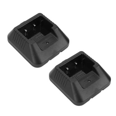 Imagem de Jectse Carregador de Rádio de 2 Pacotes, Carregador de Bateria de Mesa ABS Com Luz Indicadora para UV5R UV5R Plus UV5RA UV5RB UV5RC UV5RD UV5RE Acessórios de Rádio Bidirecional