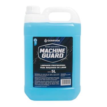 Imagem de Limpador para Máquinas de Lavar Roupa Machine Guard Quimivida – Limpeza Técnica Profunda – Remove Resíduos, Sabão e Odor – Uso Profissional e Doméstico – 5L