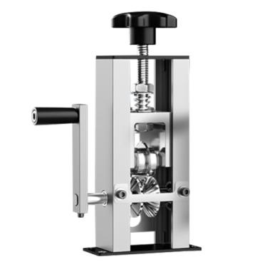 Imagem de Ferramenta portátil de descascamento fios manual para casa Máquina elétrico cabo 1-25mm com manivela Suporte furadeira elétrica Mecanismo alimentação fio anti-derrapante Alta eficiência Ajuste fácil