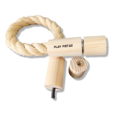 Imagem de Poleiro Flexível com corda de Sisal. 30cm de corda.