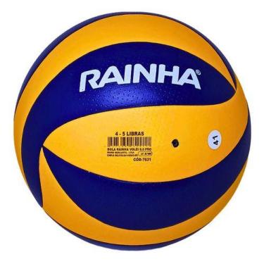 Imagem de Bola Volei Rainha 8.0 Pro Cor Amarelo/azul voleibol