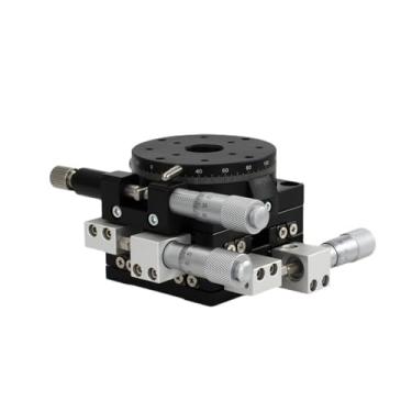 Imagem de Xyr eixo 60mm LS60-L LS60-LM micrômetro manual plataforma de corte mesa de tradução e mesa rotativa trilho transversal de alta precisão(LS60-LM)