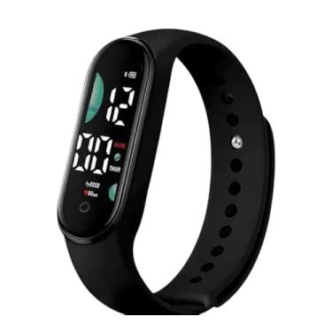 Imagem de Relógio Digital Led Preto Masculino/Feminino