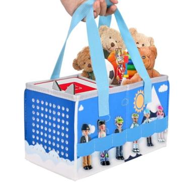 Imagem de ThxYour Estojo de transporte protetor para conjunto iniciante Toniebox, estojo dobrável atualizado para acessórios Toniebox, bolsa de viagem grande para crianças, pode armazenar de 30 a 40 personagens