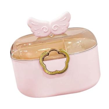 Imagem de IEUDNS Caixa Organizadora de Acessórios de Cabelo para Meninas, Ideal para Guardar Presilhas E Grampos de Cabelo.