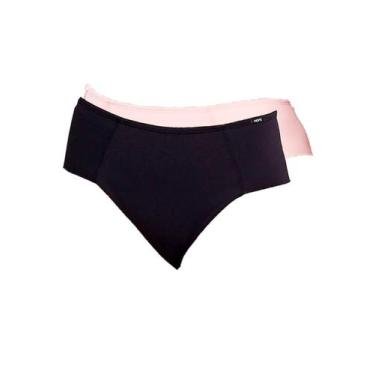 Imagem de Kit com 2 Calcinhas Alta Hope 33860 Colorido, Rosa, M
