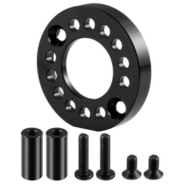 Imagem de JGGZONE RC Car CNC Aluminum Motor Mount Plate Motor Base Bracket for 1/10 Tamiya TA02 RC Car Upgrades Parts Accessories (Black)