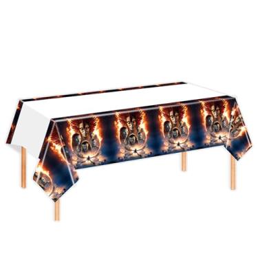 Imagem de Omto 2pcs Avatars Tablecloth Disposable Tablecover Birthday Party Supplies and Decorations for Kid Boy Baby Shower Rectangle Tables 70"X42",2 Pack (Red2)