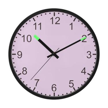 Imagem de ODAWA Thistle Relógio de parede digital LED 30,5 cm relógios de parede decorativos alimentados por bateria