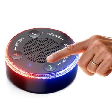 Imagem de PebblePulse Amplificador de alto-falante de telefone, campainha externa para celular com toque alto e alerta de flash LED, atenda chamadas diretamente - ideal para uso doméstico, idosos e deficientes