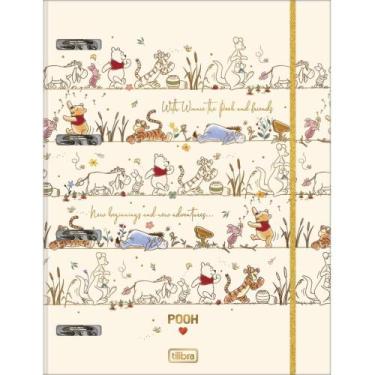 Imagem de Fichário Cartonado Pooh 48 Folhas com Elástico - Tilibra