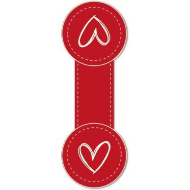 Imagem de Etiqueta Adesiva Feito com AMOR 110MMX235MM Pacote com 10 - Packpel