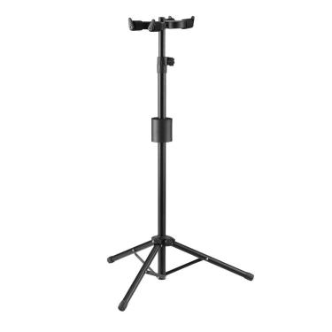 Imagem de Suporte Duplo Auto Trava Instrumento Guitarra Violão Baixo