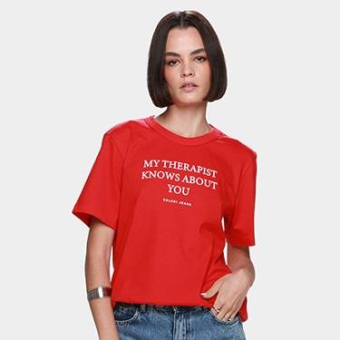 Imagem de Camiseta Colcci Jeans Casual Feminina-Feminino