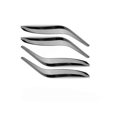 Imagem de Compatível com bmw x1 e84 2010-2016 alça do painel da porta interna do carro esquerda direita capa interior porta braço puxar guarnição bege preto(Piano black 4)