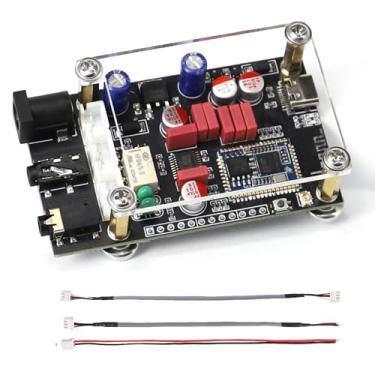 Imagem de Luocute Placa Decodificadora de áudio, Portátil Sem Perdas BT 5.1 QCC5125 APTX LDAC Com Antena Integrada, Caixa de Acrílico, Saída I2S, para Alto-falantes Sem Fio DIY, de áudio de