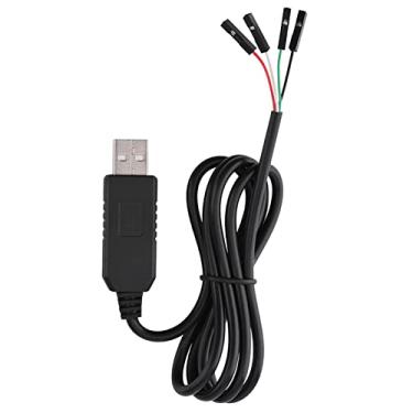 Imagem de Luqeeg Cabo Conversor USB para TTL de para Download STC, Conveniente e Leve para Uso Normal, 37,4" de Comprimento, 28g - Vermelho/preto/verde/branco, Adequado para Entusiastas de DIY