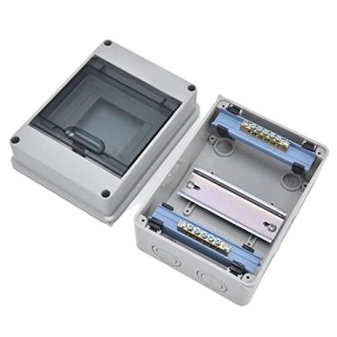 Imagem de Cryfokt Caixa de Distribuição à Prova D'água Caixa de Proteção Elétrica Externa de para interior/exterior; Visualização clara; para Energia Elétrica/comunicação; ABS + PC; 6,3x4,72x3,54 pol.