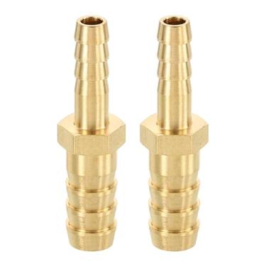 Imagem de METALLIXITY 5 peças de mangueira de latão para adaptador 1/10.2 cm Barb x 3/40.6 cm para sistemas de combustível automotivo, motocicleta, marítimo, caminhão, RV