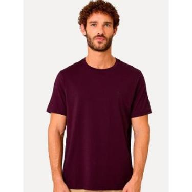 Imagem de Camiseta Dudalina Masculina Melange Color Roxo Escuro-Masculino
