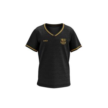 Imagem de Camisa Barcelona Tucker Gold Braziline - Infantil, 6, Preto