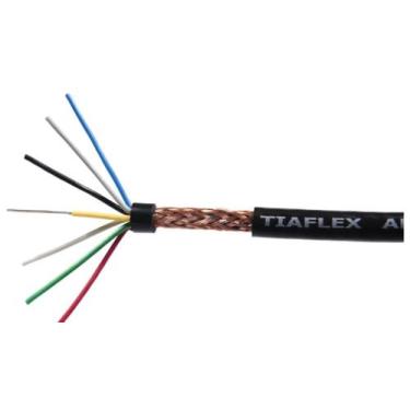 Imagem de Cabo Manga Blindado 7 Vias X 26 AWG Capa Grossa Preto Tiaflex - Rolo 1