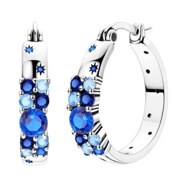 Imagem de Brinco original 925 prata esterlina cereja arco pendientes para mulher