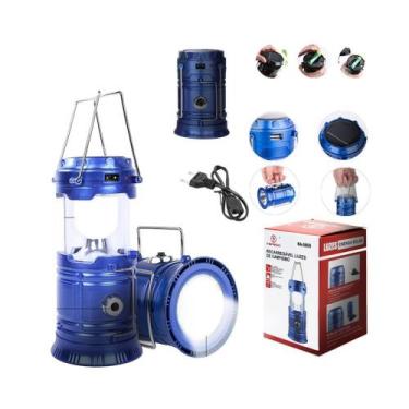 Imagem de Lanterna Lampião Kapbom KA-5800 Recarregável Com Carregamento Solar  -