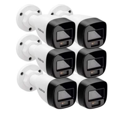 Imagem de kit 6 Câmera De Segurança Intelbras Multi Hd Vhd 1120 B Full Color Ima