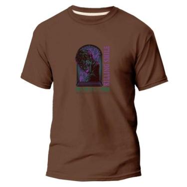 Imagem de Camiseta Algodão Premium Estampa Digital Sorriso Asustador - Pavesi, M