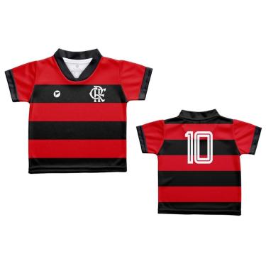 Imagem de Camiseta Bebê Flamengo Listrada - Torcida Baby