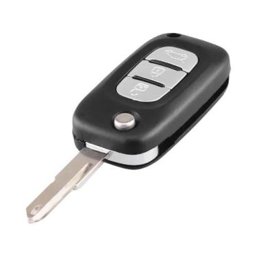 Imagem de Capa De Chave Remota Flip KEYYOU Para Renault Clio Kangoo Master Twing