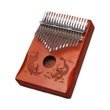 Imagem de Kit De Piano De Dedo Lydesy Kalimba De 17 Teclas, Afinado Manualmente,