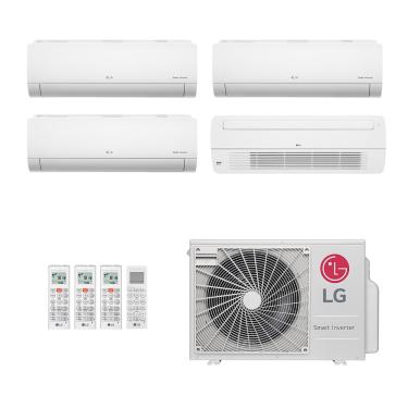Imagem de Ar-Condicionado Multi Split Inverter LG 30.000 (3x Evap HW 9.000 + 1x Evap Cassete 1 Via 12.000) Só Frio 220V								