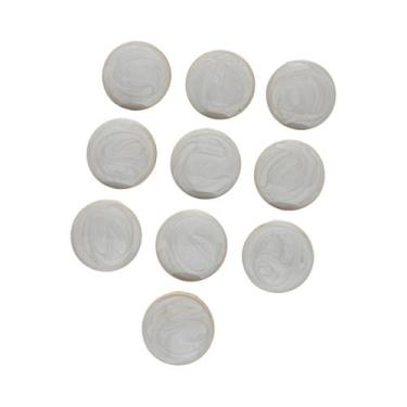 Imagem de Botões De Camisa De Metal Preto Branco Azul Verde 10pcs Botões De Pres