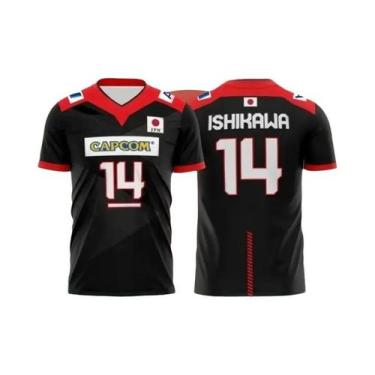 Imagem de Camiseta Unissex De Voleibol Do Japão R Takahashi NO.21 Ishikawa NO.14